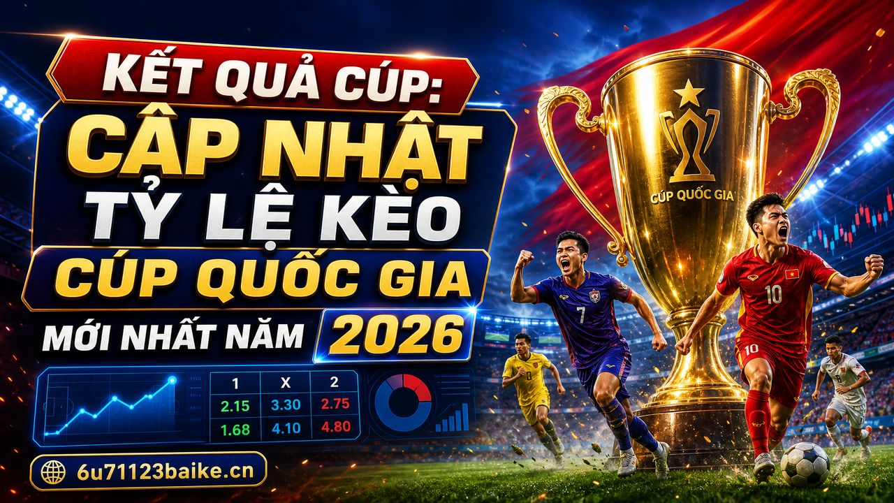 Kết quả cúp: Cập nhật tỷ lệ kèo Cúp Quốc gia mới nhất năm 2026